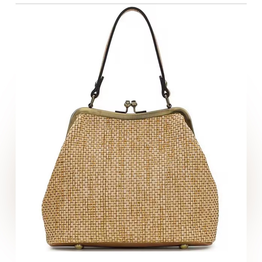 Laureana Scarf Kisslock Crossbody handbag